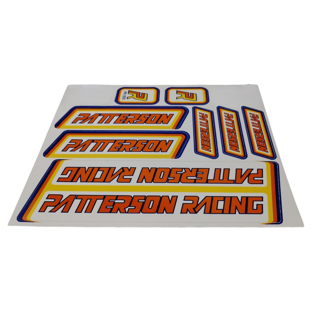 Patterson Racing BMX Bicycle Decals