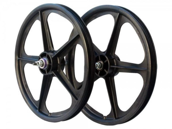 SKYWAY 5 SPOKE 20"x1.75" TUFF II WHEELSET FREEWHEEL Sold by FliteBMX Flite BMX