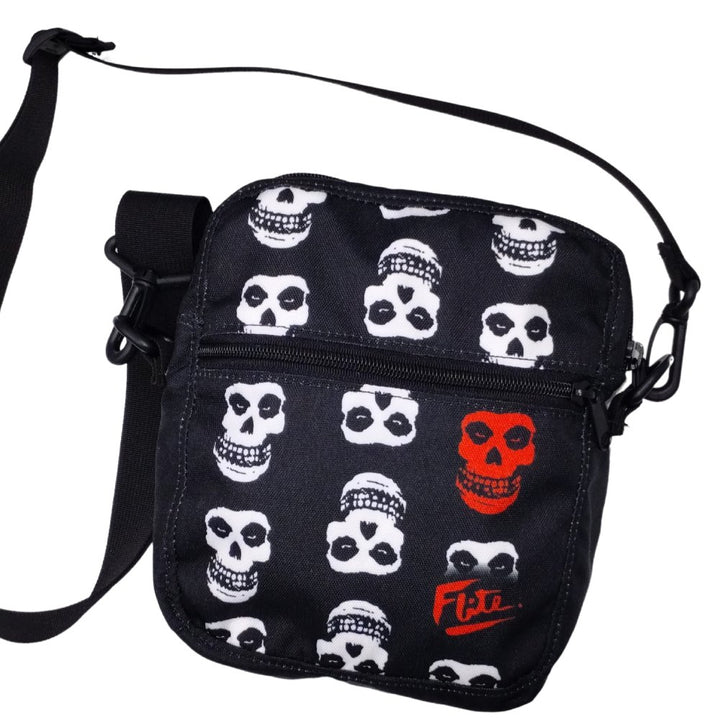 mens skull cross body bag EDC, punk rock, sport style