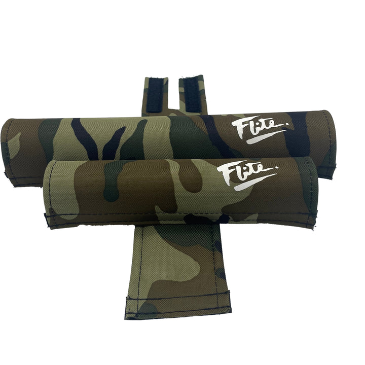 80's Logo Woodland Camouflage BMX Pad set by Flite