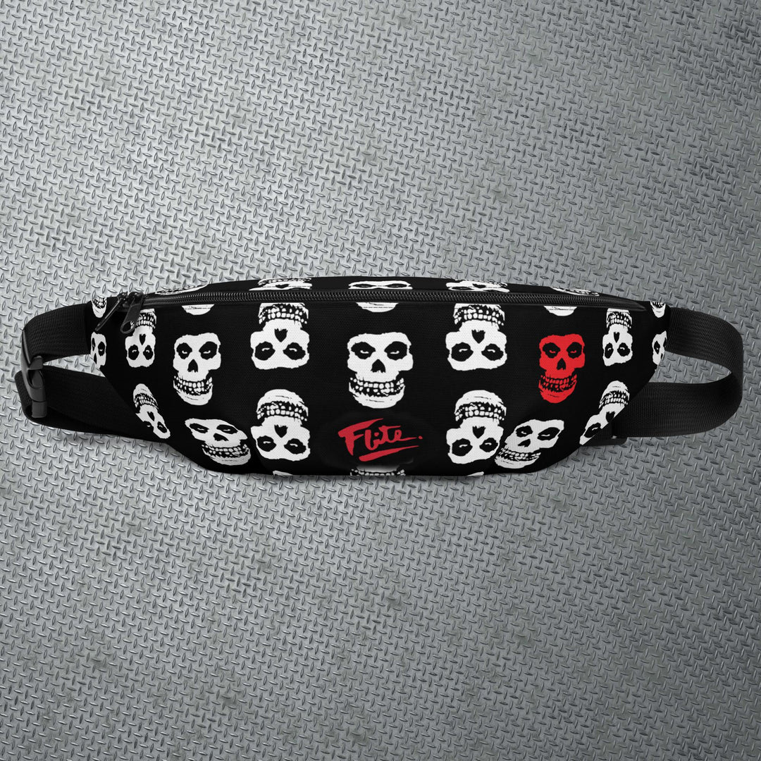 Skull fanny pack front view