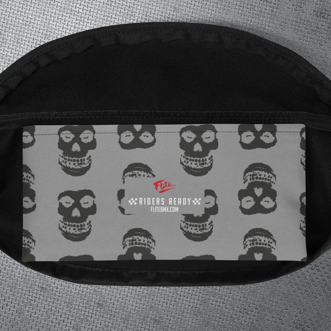 Skull Fanny pack inside pocket